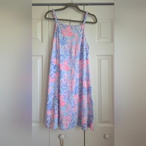 Floral Pink and Blue Women's Skirt